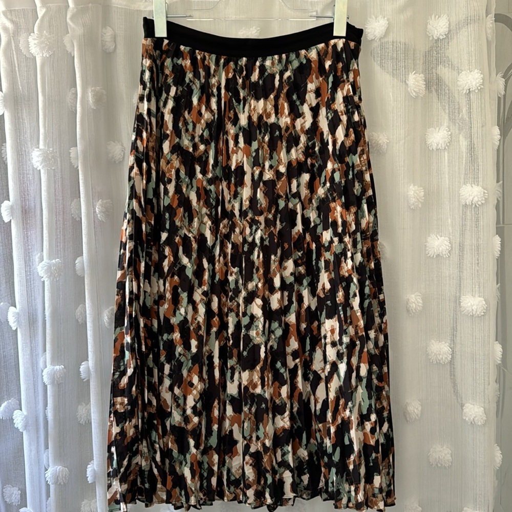 Anthropologie Multicolor Midi Skirt EUC